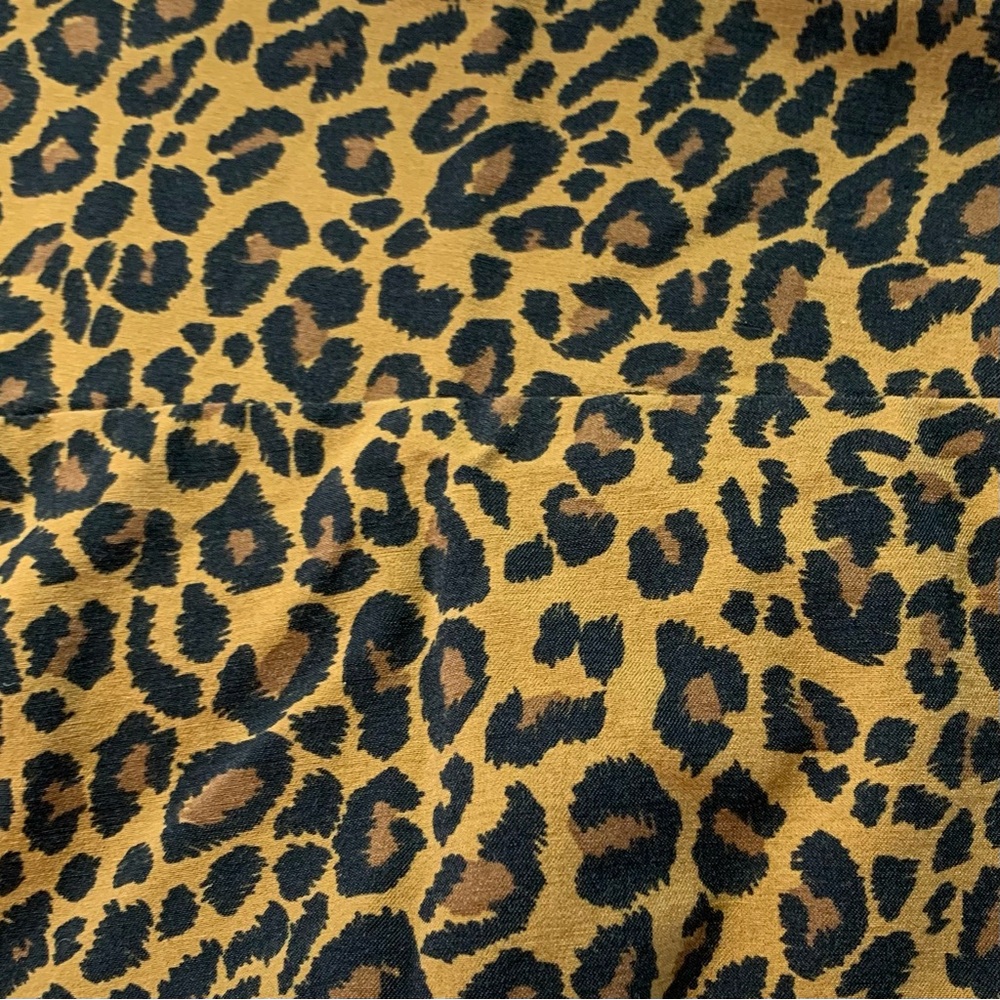 TIME and TRU Leopard Print Ankle Length Pants Sz 18 - Picture 7 of 8